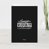 Afscheidsgeschenk Einstufung Jaar Afstudeerklas 20 Kaart (Achterkant)