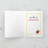 Afscheidsgeschenk voor afgestudeerde docent Modern Kaart (Binnen)