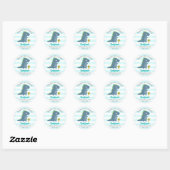 Afscheidsgeschenk voor eindexamen kleuterschool Bl Ronde Sticker (Vel)