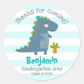 Afscheidsgeschenk voor eindexamen kleuterschool Bl Ronde Sticker (Voorkant)