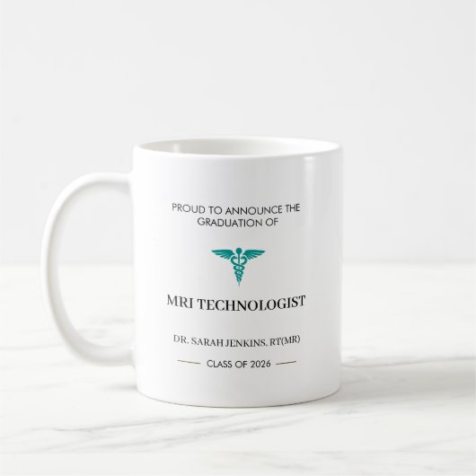 Afscheidsgeschenk voor MRI Technoloog RT(MR) afges Koffiemok (Links)