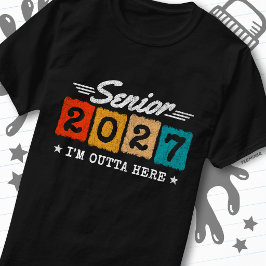 Afscheidsgraad Citaten Afstudeerklas 2027 T-shirt