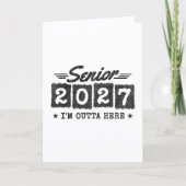 Afscheidsgroet Afstudeerklas 2027 Kaart (Voorkant)