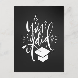 Afscheidsgroetkaart met diploma-uitreiking Je hebt Briefkaart