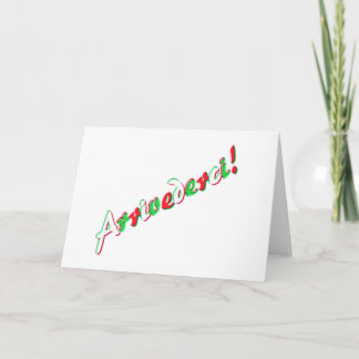 Afscheidskaart Kaart