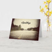 Afscheidskaart Kaart (Gele Bloem)