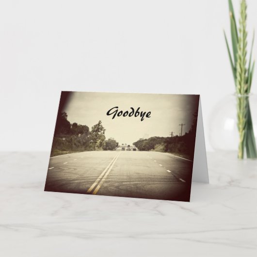 Afscheidskaart Kaart (Voorkant)