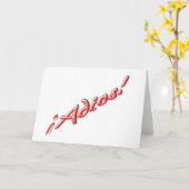 Afscheidskaart Kaart (Gele Bloem)