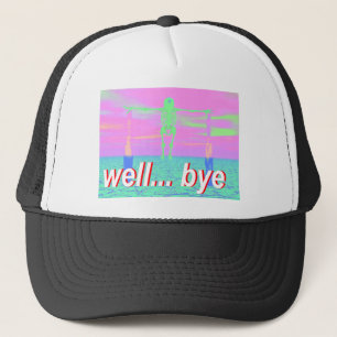 afscheidskelet trucker pet