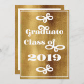 Afscheidsklas 2019 Retro Afscheidsfeest Kaart (Voorkant / Achterkant)