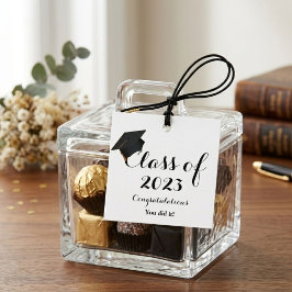 Afscheidsklas 2023 gefeliciteerd favor tag bedankjes labels