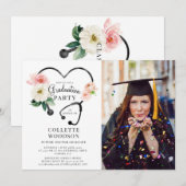 Afscheidsklas 2023 Toekomstige Dokter Afstudeerfee Kaart (Voorkant / Achterkant)