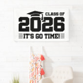 Afscheidsklas 2026 Grappige Graad Uitdrukking Spandoek (Insitu)