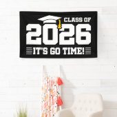 Afscheidsklas 2026 Grappige Graad Uitdrukking Spandoek (Insitu)