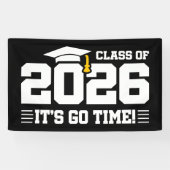 Afscheidsklas 2026 Grappige Graad Uitdrukking Spandoek (Horizontaal)