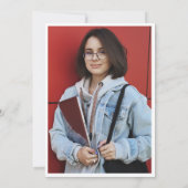 Afscheidsklasse 2023  Multi-foto eindexamen aankon Kaart (Achterkant)