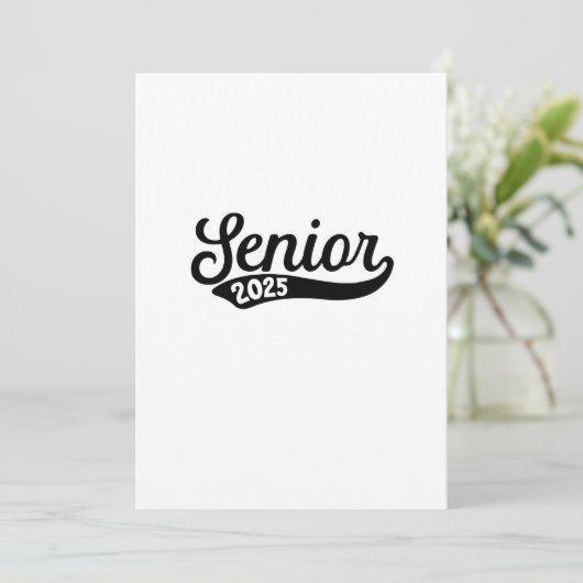 Afscheidslastenjaars 2025 Laatste schooldag Feestdagenkaart (Staand voorkant)