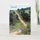 afscheidspad kaart (Voorkant)
