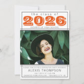Afscheidspartij 2026 Open Huis Foto Oranje Kaart (Voorkant)