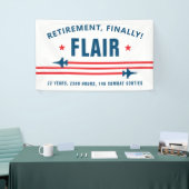 Afscheidspartij F-16 Gevechtsvliegtuig Spandoek (Beurs)