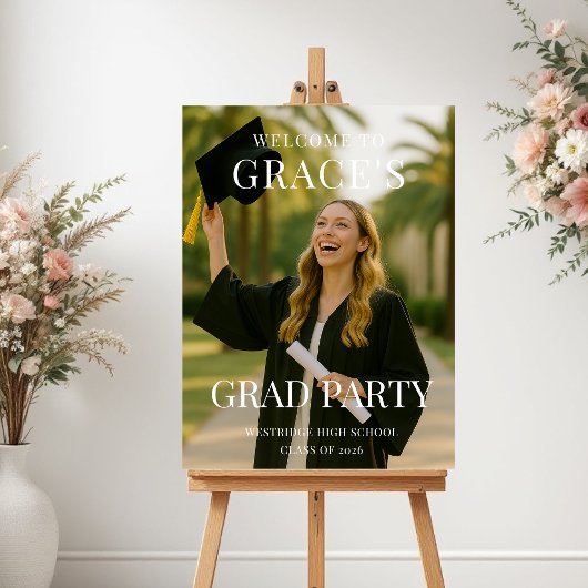 Afscheidspartij Foto Welkom Poster
