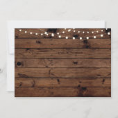 Afscheidspartij Madelief Houten Foto Uitnodiging G (Achterkant)