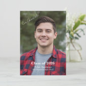 Afscheidspartij Uitnodiging Foto Personaliseer (Staand voorkant)