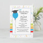 Afscheidspartij Uitnodiging Kleuterschool afstuder (Staand voorkant)