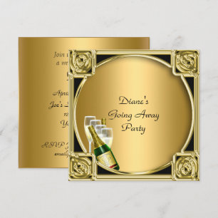 Afscheidspartij Uitnodigingskaart Vaarwel Kaart