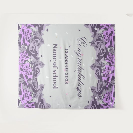 Afscheidspartij viering 2024 wandkleed (Voorkant (horizontaal))