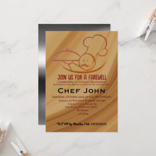Afscheidspartij voor Chef  Kaart
