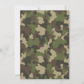 Afscheidspartij voor meisjes militair bootcamp kaart (Achterkant)