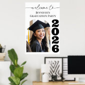 Afscheidspartij Welkomstbord met foto Poster (Thuiskantoor)