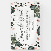 Afscheidspartijbanner | Tropische Jungle Groene pl Spandoek (Verticaal)