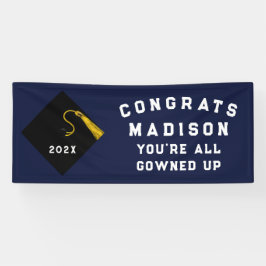 Afscheidsparty Diploma-uitreiking 2026 Spandoek