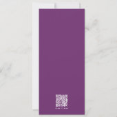 Afscheidsparty Eenvoudig Modern Foto QR Code Kaart (Achterkant)
