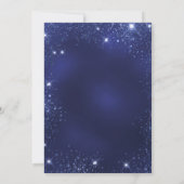 Afscheidsparty marineblauw 2026 kaart (Achterkant)