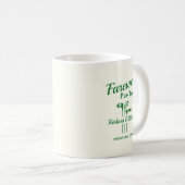 Afscheidspensioen golfclubs Thema Par T-shirt Koffiemok (Voorkant rechts)