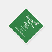 Afscheidspensioen golfclubs Thema Par T-shirt Servet (Hoek)