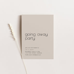 Afscheidspensioen, verhuizen, herplaatsingsfeest kaart