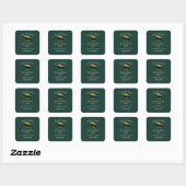 Afscheidsscriptie 2026 Save the Date Afstudeerfees Vierkante Sticker (Vel)