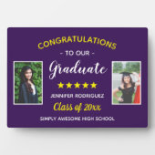 Afscheidstraditie 2 Foto Gefeliciteerd Afgestudeer Fotoplaat (voorkant)