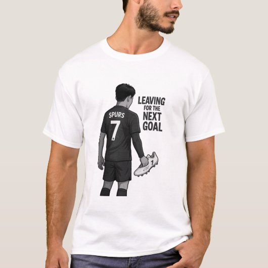 Afscheidsvoetballegende | Nummer 7 Tribute Art T-shirt (Voorkant)