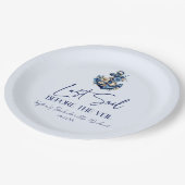 Afscheidszeiltocht voor de Sluier Bruidsfeest Week Papieren Bordje (Gekanteld)