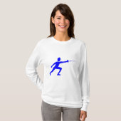 Afschermingsafbeelding - blauw t-shirt (Voorkant volledig)