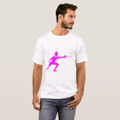 Afschermingsafbeelding - Magenta T-shirt (Voorkant volledig)
