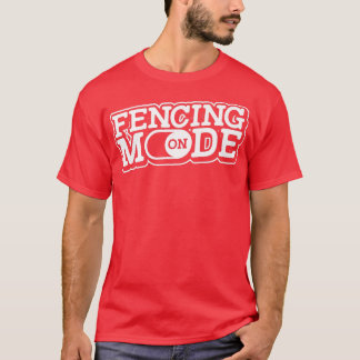 Afschermingsmodus bij bestrijding sport zwaardvech t-shirt