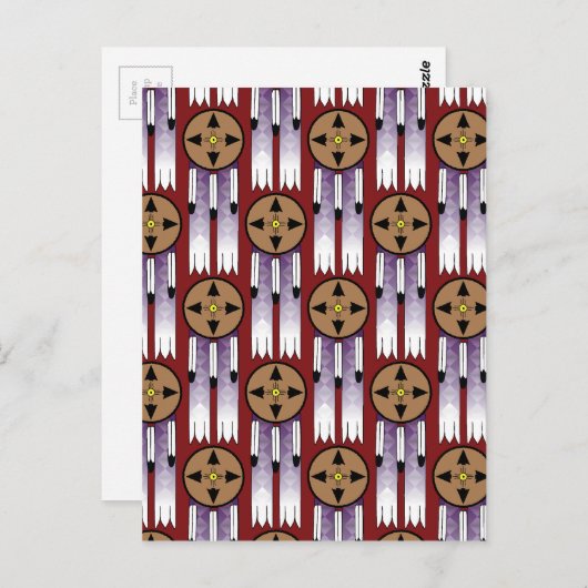 afschermingsstaal briefkaart (Voorkant / Achterkant)