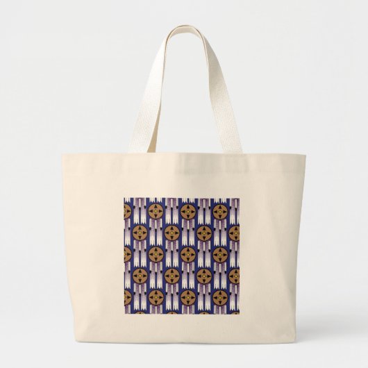 afschermingsstaal grote tote bag (Voorkant)