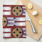 afschermingsstaal theedoek (Quarter Fold)